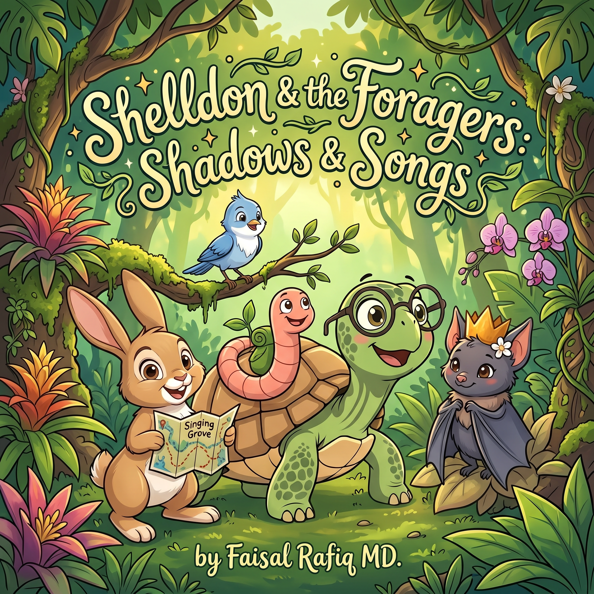 Cover of Shelldon & the Foragers: Shadows & Songs